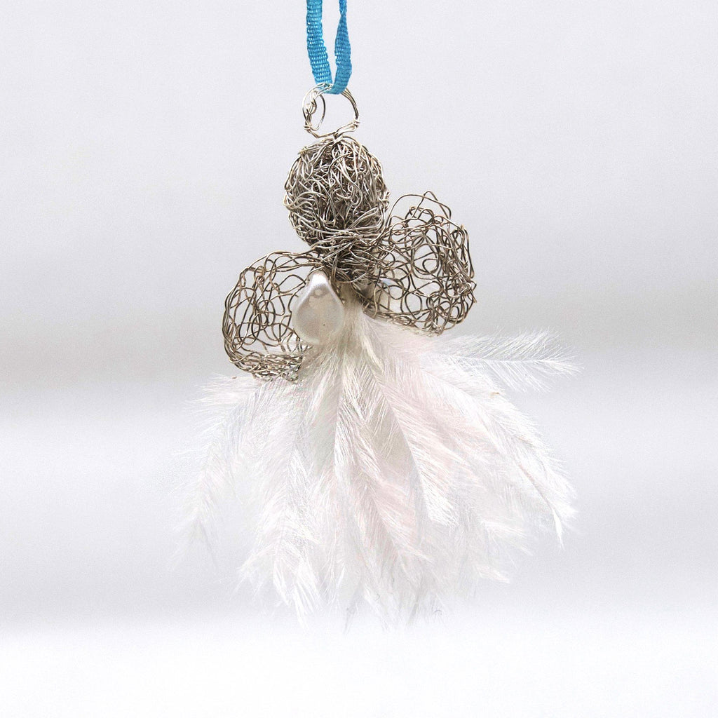 Wire and Feather Angel Pendant - MisHMasH Imports